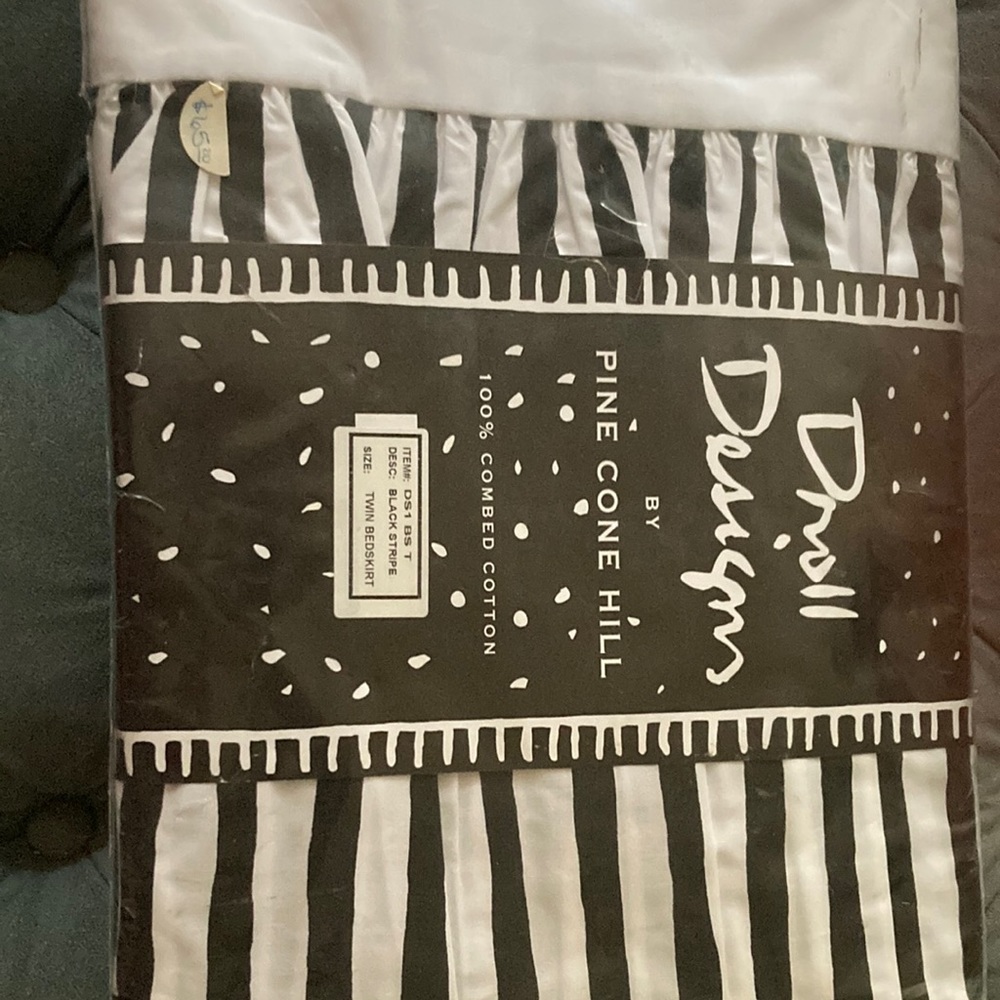 Pine Cone Hill twin bed skirt